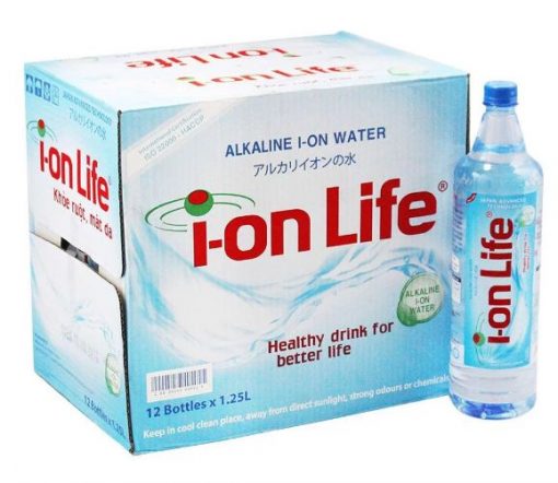 Thùng nước ion Life 1.25 lít 12 chai